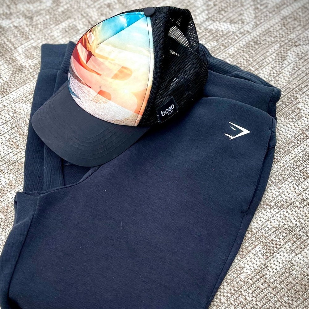 Gymshark 🦈 black drawstring sweatpants with pockets